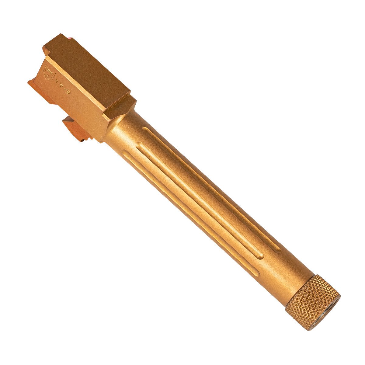 Image of AlphaWolf Barrel For M/17 9mm Threaded 1/2 x 28 Copper