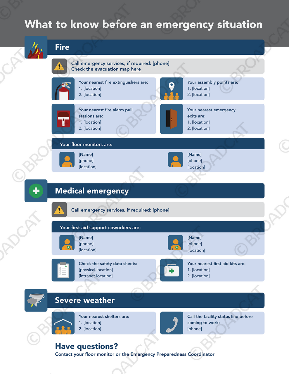 What to know before an emergency situation - Broadcat