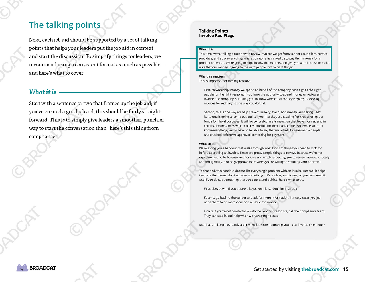 Guide to Leader-led Compliance Training - Broadcat