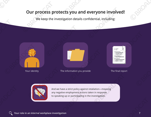 Your role in investigations (mini-module)