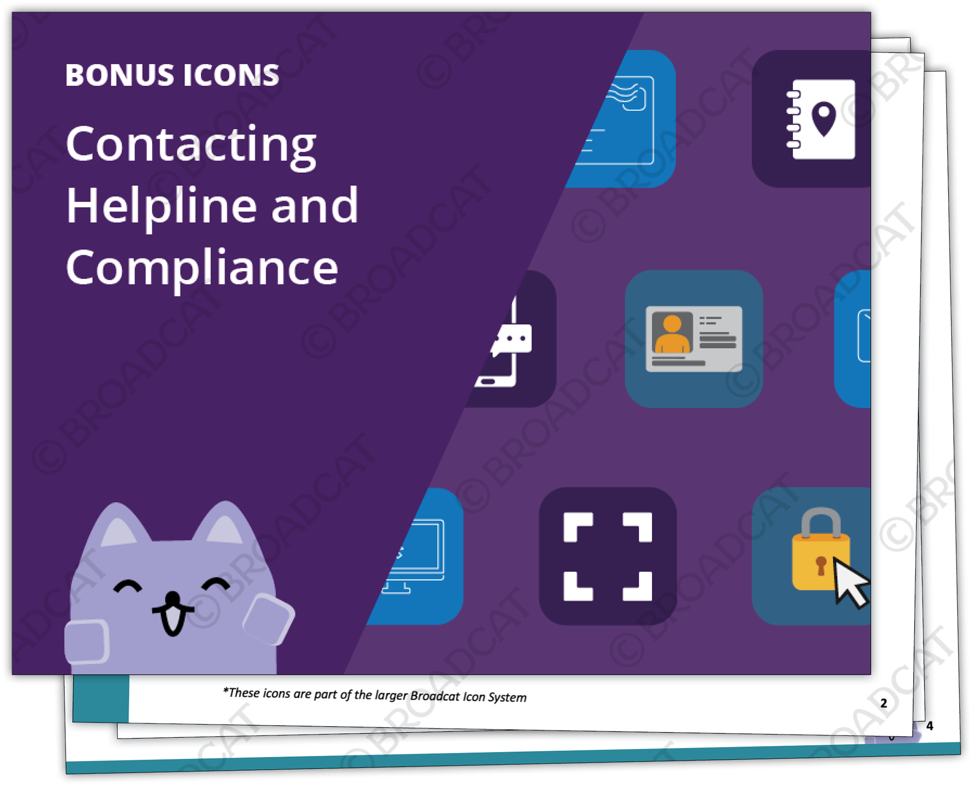 Bonus Icons: Contacting Helpline and Compliance