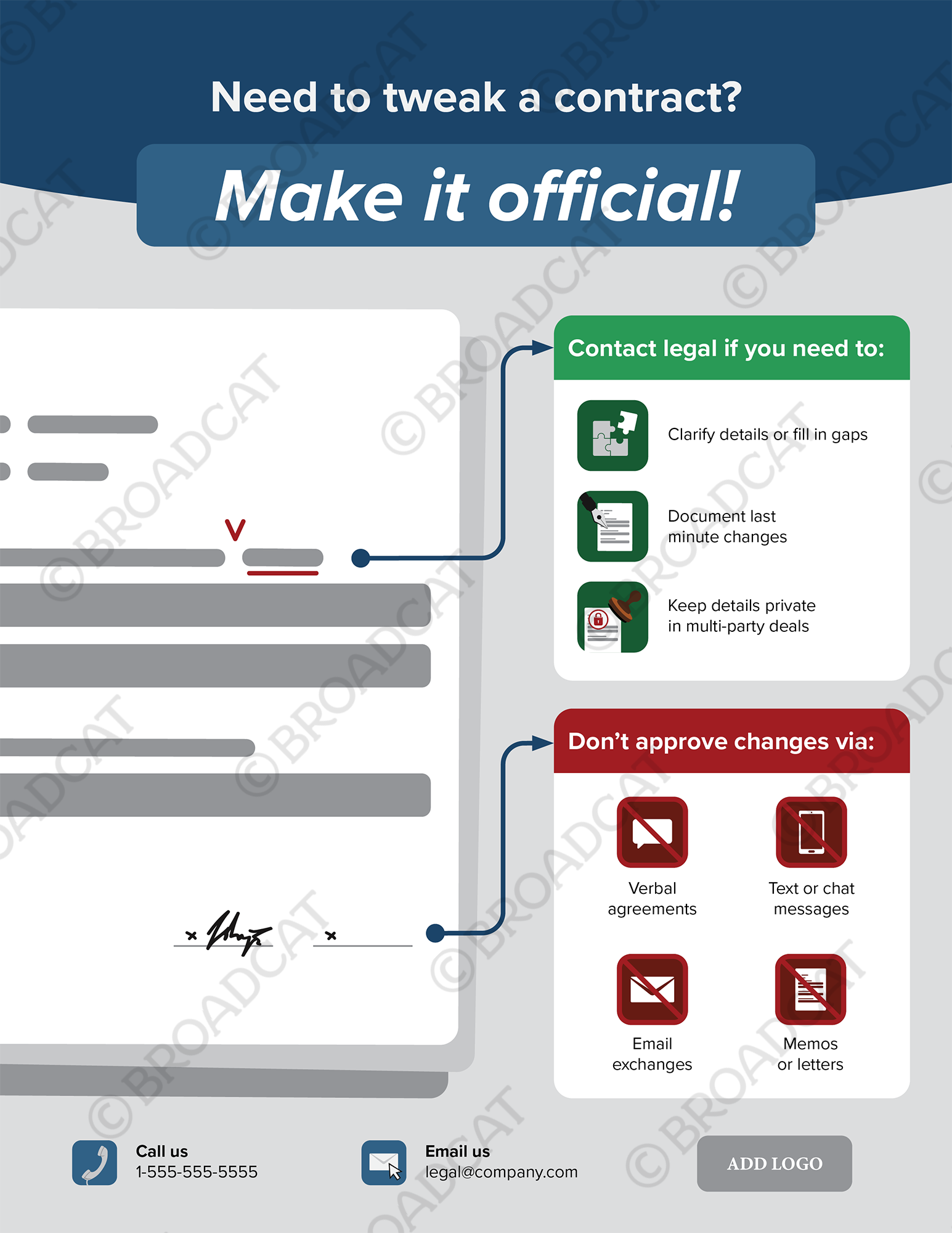 2026 Q3 GIFT: Tweaking a contract? Make it official.