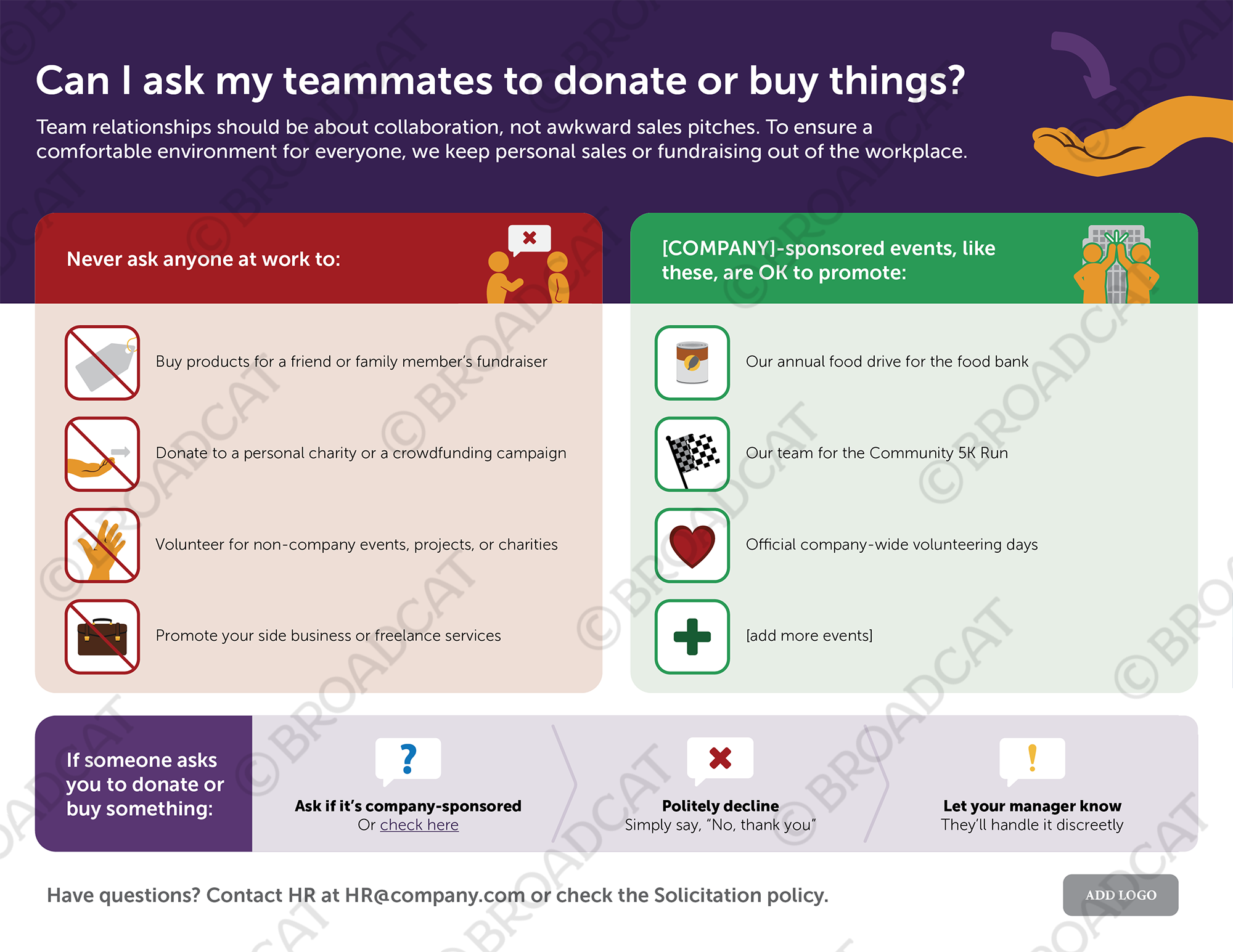 Can I ask my teammates to donate or buy things? Can I ask my teammates to donate or buy things?
