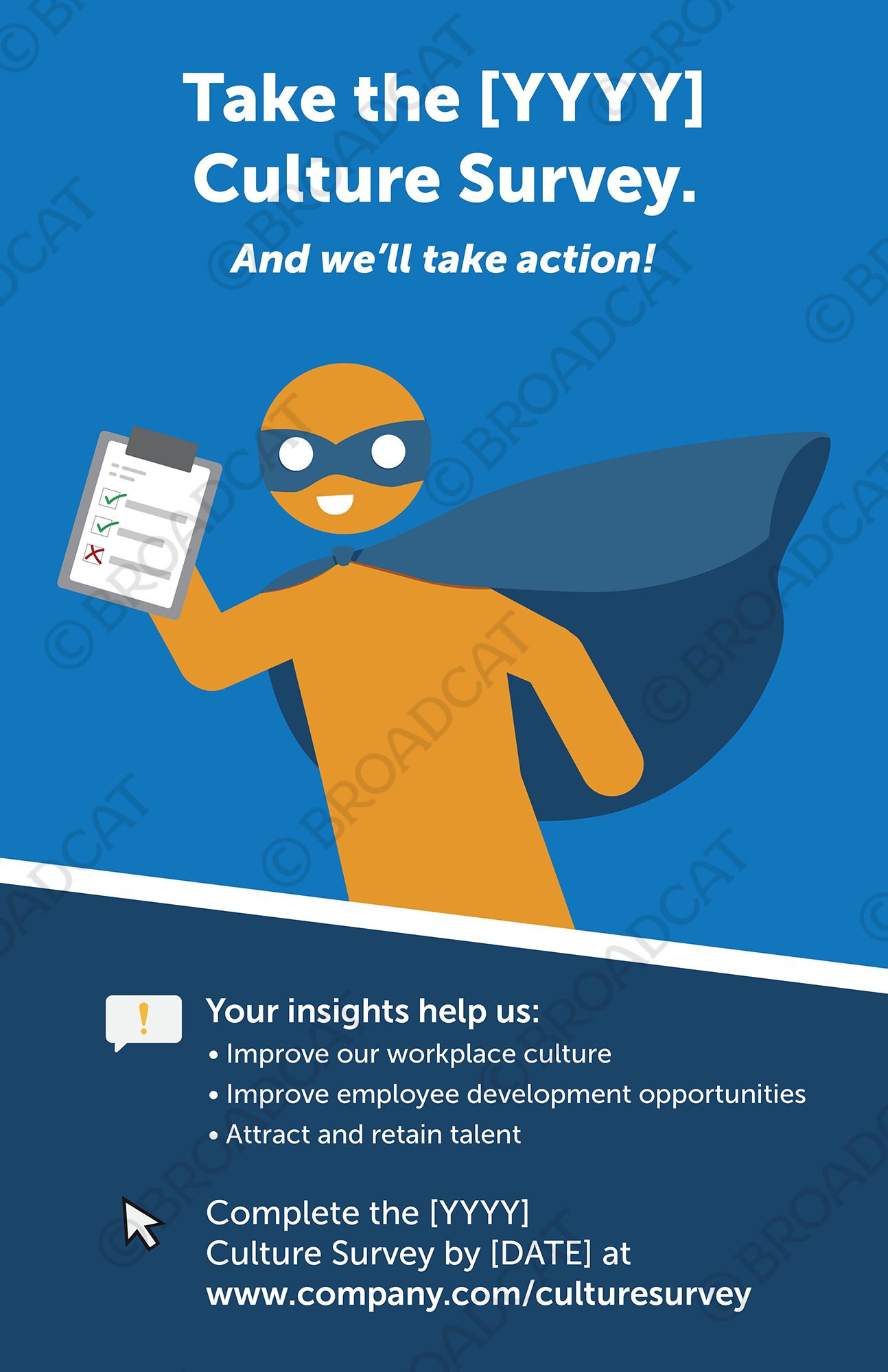 Culture Survey Reminder: Take the survey and we’ll take action