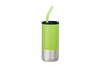 Aspen Double wall Tumbler W/ plastic liner SS straw with silicone tip
