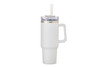 Tampa 40oz Double wall SS vacuum Mug & Straw with Twist Closure