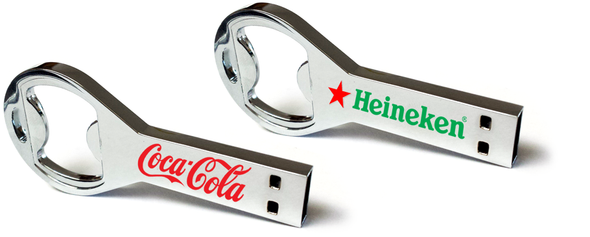 Thirsty Bottle Opener USB Flash Drive