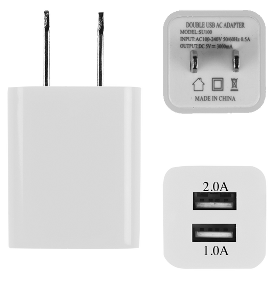 Boom Dual - 2 Output wall charger