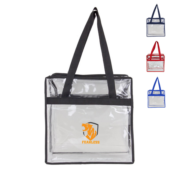 Newport Clear Zipper Tote