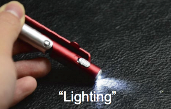 Multi-functional Pen W Flashlight