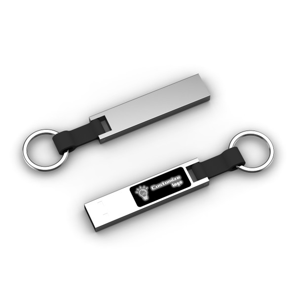 Branson Metal Light up USB Flash Drive