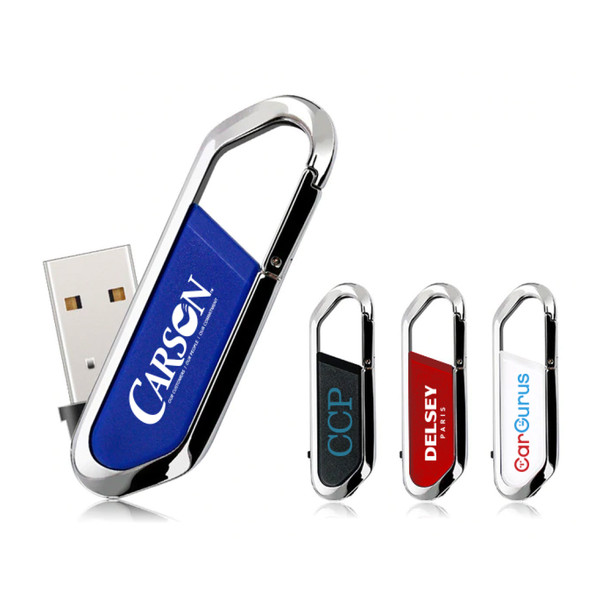 Flipout Carabiner USB Flash Drive