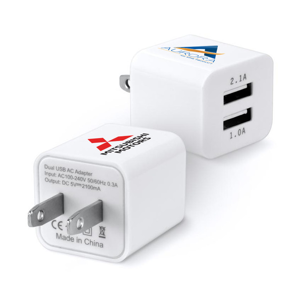 Boom Dual - 2 Output wall charger