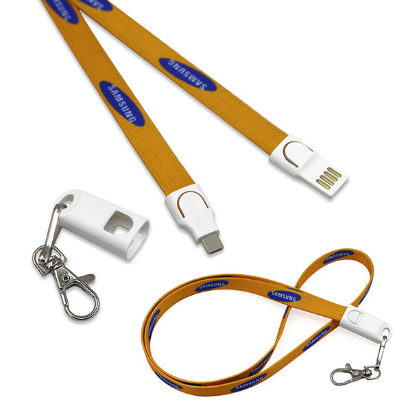 2-in-1 Lanyard/Wrist Charging Cable