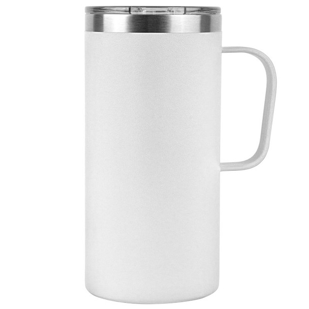 Milford 20oz Double wall SS vacuum tall camping mug