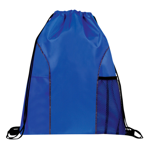 Dual Pocket Drawstring Backpack