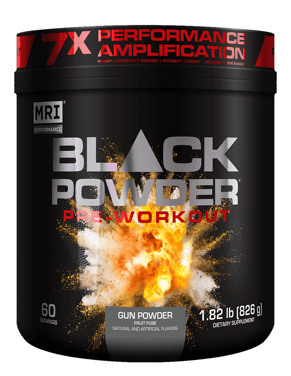 Mri Black Pre Workout Powder Pre Workout Supplement