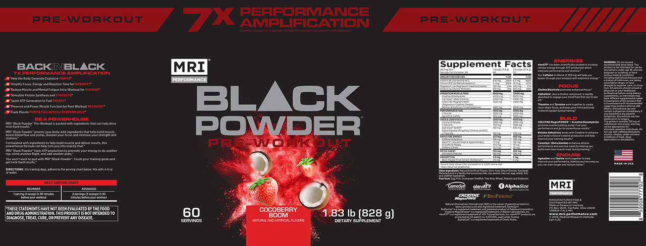 Black Powder, Best Pre-Workout Supplement