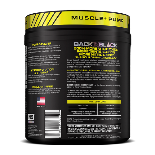 MRI Performance NO2 Black Jacked Juice Supplement Features MRI Performance NO2 Black Jacked Juice Supplement Features