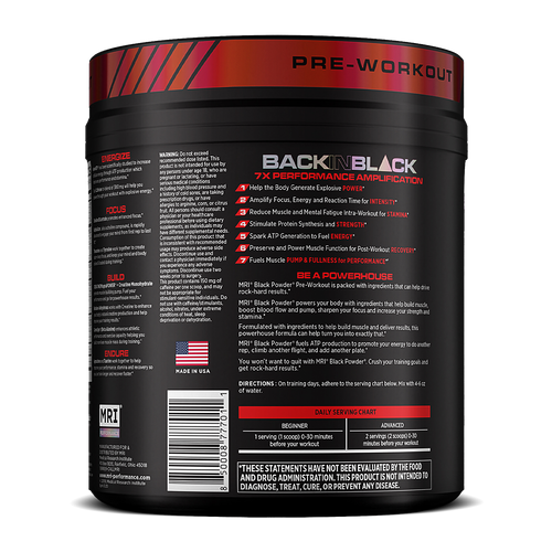 MRI Performance Black Powder Fruit Fuse Features MRI Performance Black Powder Fruit Fuse Features