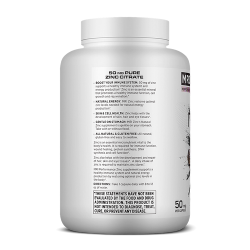 MRI Performance  Zinc  Capsules Features MRI Performance  Zinc  Capsules Features