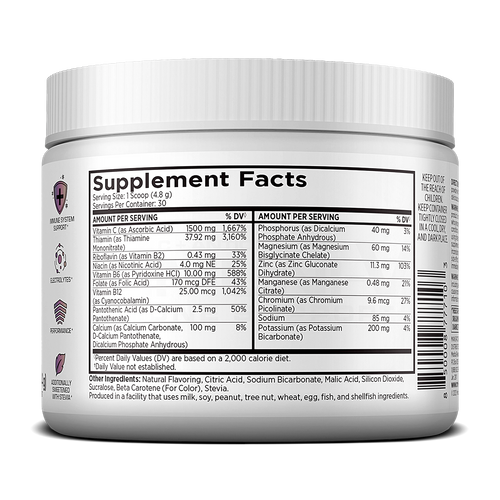 MRI Performance Immuni-V Immune Support Orange Effervescent Powder Supplement Panel MRI Performance Immuni-V Immune Support Orange Effervescent Powder Supplement Panel