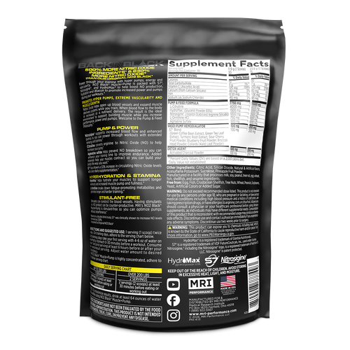 MRI Performance NO2 Black Jacked Juice Back MRI Performance NO2 Black Jacked Juice Back