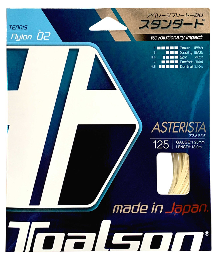 Toalson Asterisk Spin 16 1.30mm Tennis Strings Set 