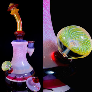 Starseed Flower of Life jammer with marble and cap