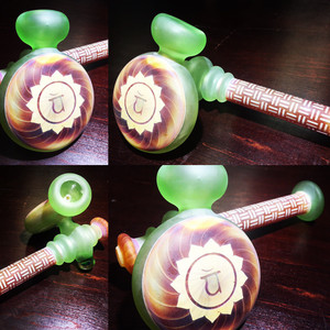 Ohm Glass Sandblasted Sidecar (Green) 