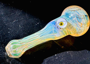 Banjo Glass Fumed Chillum #1