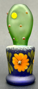Sarita glass cactus chillum #2