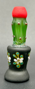 Sarita glass cactus chillum #6