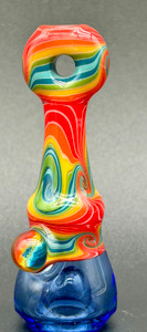 Cowboy Glass Faceted Chillum #8