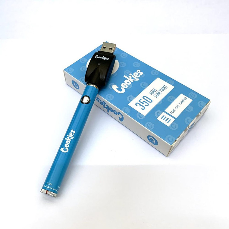 Cookies 350 cartridge adjustable voltage battery 510 threaded  w/charger