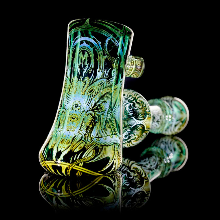 Mothership Glass x Binary Dry Hammer “Occult” teal