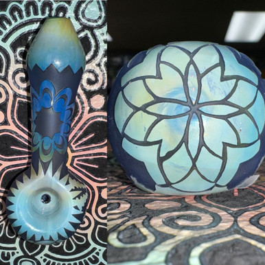 Liberty 503 glass louts pipe - Many Clouds Smoke Shop