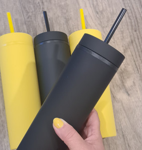 16oz/475ml BPA Free Acrylic Skinny Style Tumbler