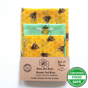 Bees Wax Food Wraps - Set of three