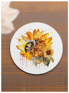 Sunflower Coaster