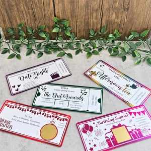 Personalised Foiled Ticket