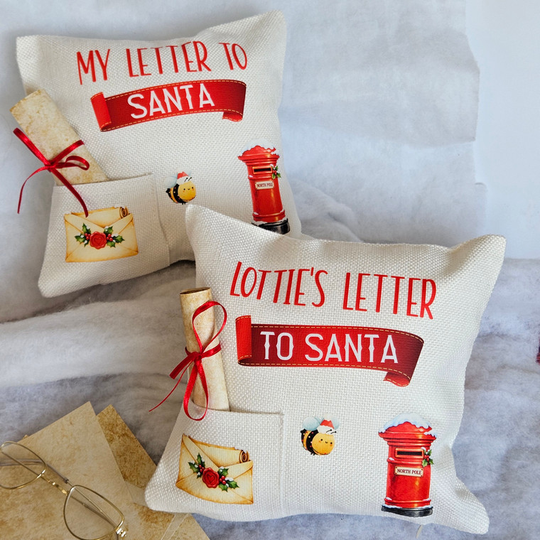 Letter to Santa Pocket Cushion
