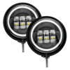 Letric Lighting 4.5in Full Halo Black - LLC-PL-FHBB Photo - Primary