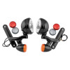 Letric Lighting 4.5in Passing Lamps Bullet Turn Signal Chrome/Black - LLC-PLBTS-BC Photo - Primary