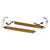 Letric Lighting Saddlebag Side Marker LED Chrome/Amber - LLC-SSML-01 Photo - Primary