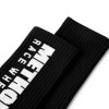 Method Brand Logo Performance Socks - Black - AP-M0004 Photo - Close Up