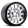 Method MR315 17x8.5 0mm Offset 5x5 BP 71.50mm CB Machined Wheel - Gloss Black Lip - MR315785501600 Photo - Close Up