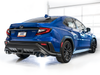 AWE Tuning 22-25 Subaru VB WRX Track Edition Axle-Back Exhaust - Chrome Silver Tips - 3020-42424 Photo - Mounted