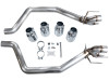 AWE Tuning C6 Chevrolet Corvette Z06/ZR1 Track Edition Axle-Back Exhaust w/ Chrome Silver Tips - 3020-42606 Photo - out of package