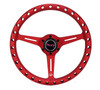 NRG Aluminum Light Weight Steering Wheel (330mm) Extra Light - Ergonomic Grip - Anadized Red - RST-072-RD User 1